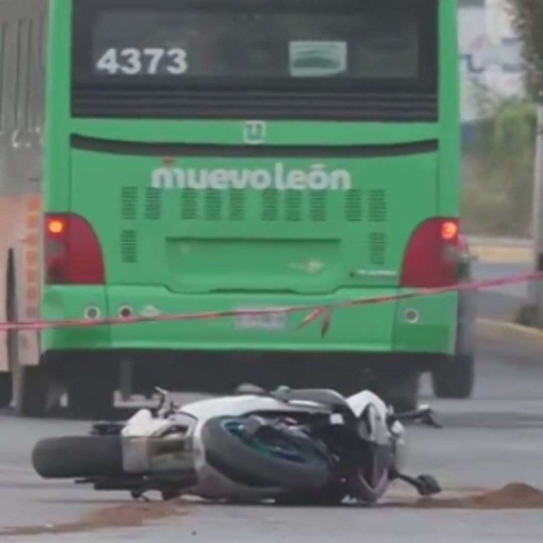 Muere motociclista en Escobedo